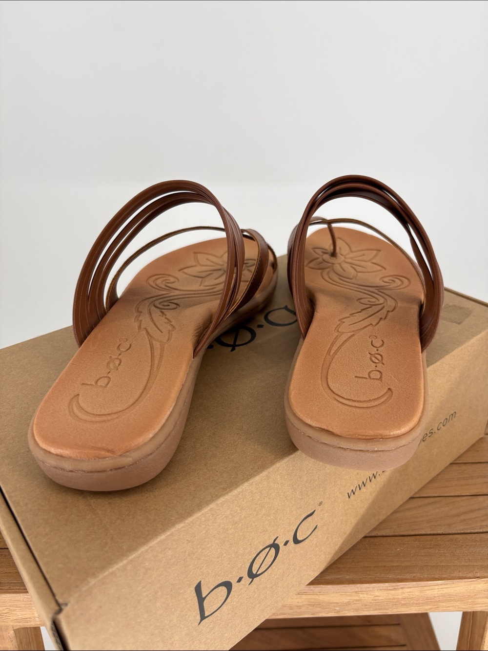 New BOC SHOES Women’s ALISHA Light Brown Strappy Women's Sandal size 9M - Picture 4 of 6